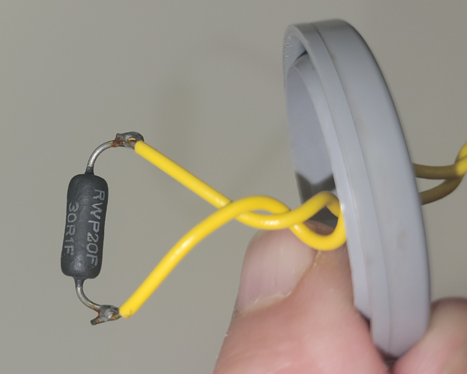 Mystery Device A revealed to be a 30 Ohm, 1W resistor