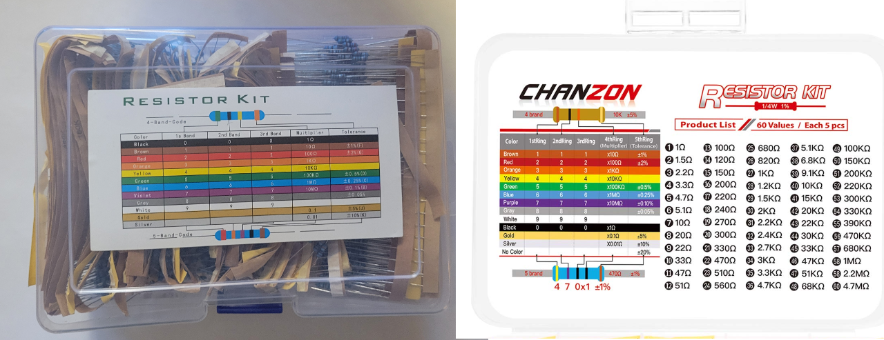 one percent resistor kit