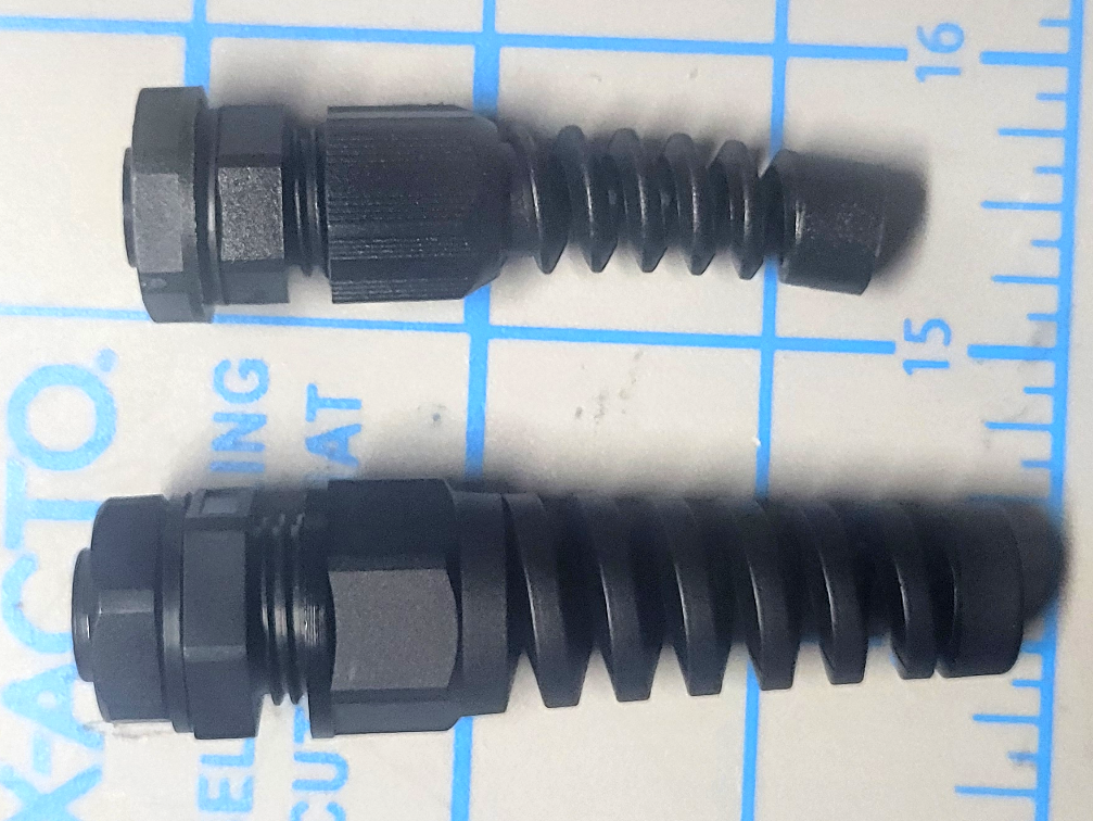 Strain relief cord connectors